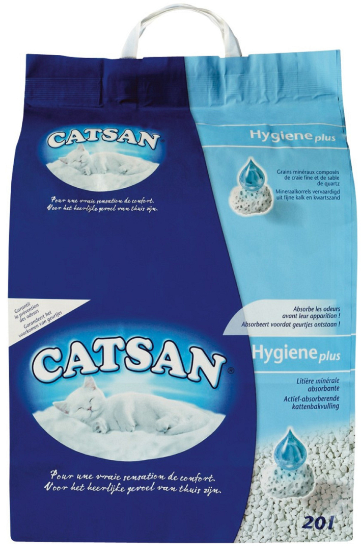 Uitdrukking borduurwerk Wetland Catsan kattenbakvulling Hygiene Plus 20 ltr | Diebo Huisdierwereld