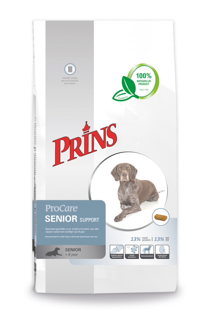 consumptie Politiek hoe te gebruiken Prins hondenvoer ProCare Senior Support 15 kg | Diebo Huisdierwereld