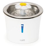 Catit 2.0 Flower Fountain stainless steel Top Wit 3 ltr