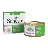 Schesir Kattenvoer Kipfilet Kookvocht 85 gr