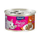 Vitakraft kattenvoer Poésie Mousse eend 85 gr