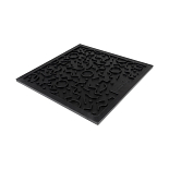 District 70 Likmat Quest Donkergrijs 28 x 28 cm