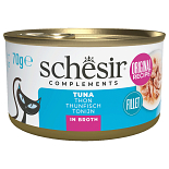 Schesir Kattenvoer Complements Tonijn Bouillon 70 gr