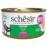 Schesir Kattenvoer Complements Kip Bouillon 70 gr