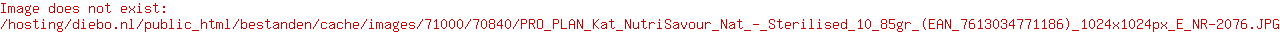 Pro Plan kattenvoer Sterilised Nutrisavour Kip 10 x 85 gr