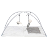 TRIXIE Junior krabmat met speeltjes aan koord grijs/lichtgrijs