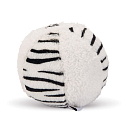 Beeztees speelbal Beasty bal wit/zwart