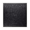 District 70 Likmat Quest Donkergrijs<br> 28 x 28 cm