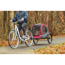 TRIXIE Hondenfietskar Grijs/Rood