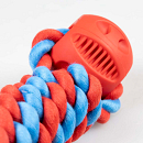 Duvo+ Hondenspeelgoed Haltertouw 2 Ballen Rood