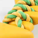 Duvo+ Hondenspeelgoed Tuggertouw met Vis Geel