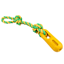 Duvo+ Hondenspeelgoed Tuggertouw met Stick Geel