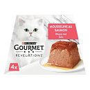 Gourmet kattenvoer Revelations Zalm <br>4 x 57 gr