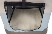 Beeztees nylon bench Travel Time lichtblauw