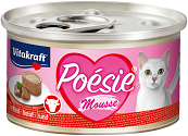 Vitakraft kattenvoer Poésie Mousse rundvlees 85 gr