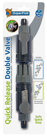 SuperFish Dubbelkraan Snelkoppeling <br>16 - 22 mm