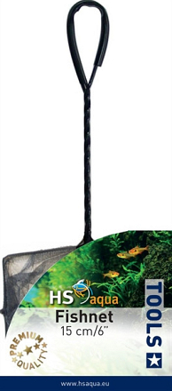 HS AQUA VISNET FIJN ZWART 15 CM/6 INCH