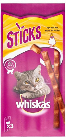 Whiskas Catsticks kip 18 gr