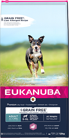 Eukanuba Hondenvoer Adult Grain Free Duck 12 kg