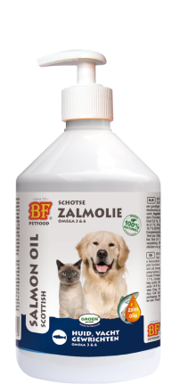 Biofood Zalmolie met doseerpomp 500 ml