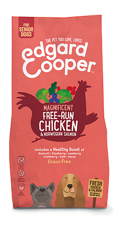 Edgard & Cooper hondenvoer Senior kip en zalm 7 kg