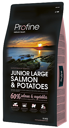 Profine hondenvoer Junior Large Salmon & Potatoes 15 kg