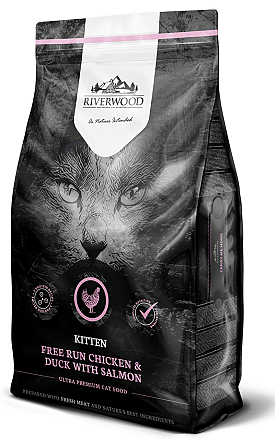 Riverwood kattenvoer Kitten Chicken & Duck <br>6 kg