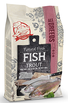 Natural Fresh FISH hondenvoer Adult trout 12 kg