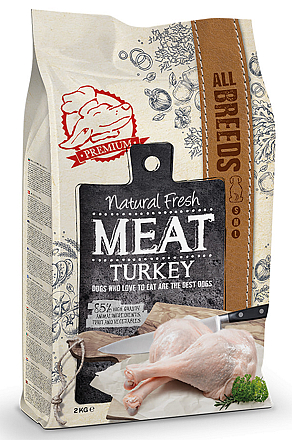 Natural Fresh MEAT hondenvoer Adult turkey 12 kg