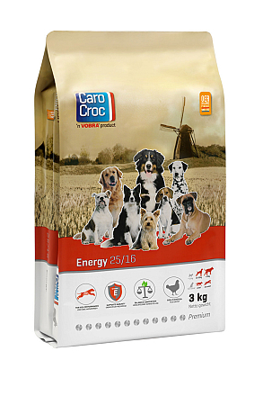 CaroCroc hondenvoer Energy 3 kg