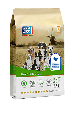 CaroCroc hondenvoer Grain Free 3 kg