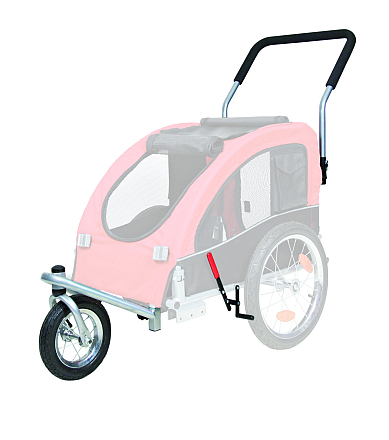 TRIXIE joggingkit voor Hondenfietskar L zwart/rood