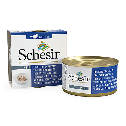 Schesir Kattenvoer Tonijn/Ansjovis Gelei<br> 85 gr