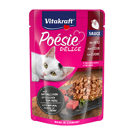 Vitakraft kattenvoer Poésie Déli Sauce hart 85 gr