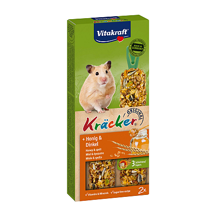 Vitakraft Kräcker Original hamster - honing en spelt 2 st