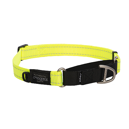 Rogz Halsband Utility Control Geel