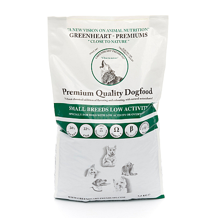 Greenheart Hondenvoer Small Low Activty 7.5 kg