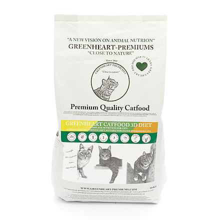 Greenheart Kattenvoer 3D Diet 10 kg