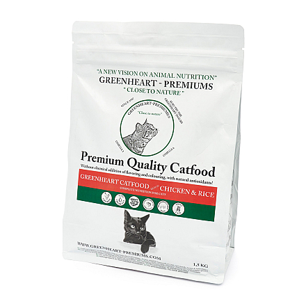 Greenheart Kattenvoer Chicken & Rice 1,5 kg