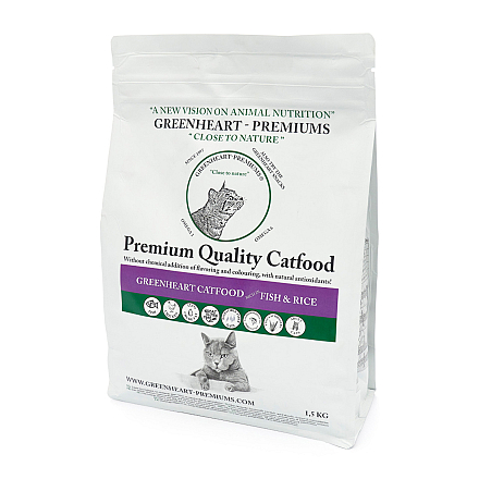 Greenheart Kattenvoer Fish & Rice 1,5 kg
