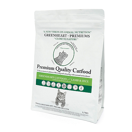 Greenheart Kattenvoer Lamb & Rice 1,5 kg