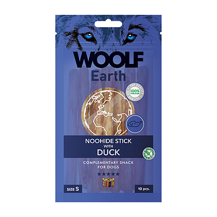 Woolf Earth Noohide Stick with Duck S 90 gr