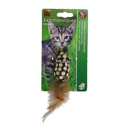Kattenspeelgoed Matabi Muis met Veren Staart