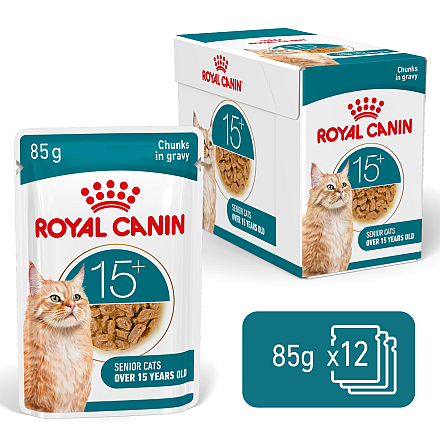 Royal Canin Kattenvoer Ageing 15+ in gravy <br>12 x 85 gr
