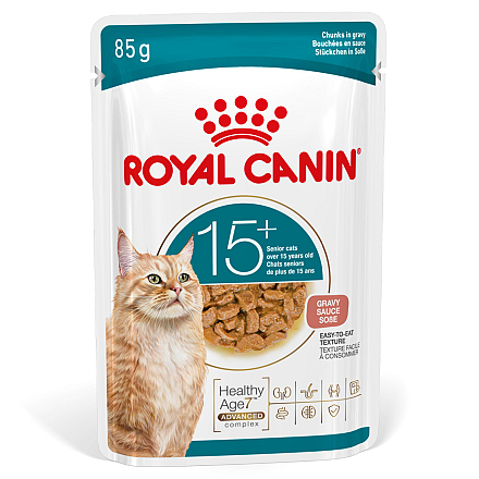 Royal Canin Kattenvoer Ageing 15+ in gravy <br>12 x 85 gr