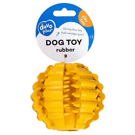 Duvo+ Bal Griplay Dental Ribbel Geel