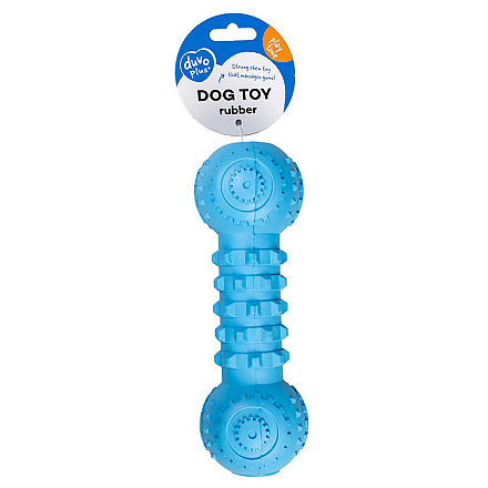Duvo+ Kauwspeeltje Griplay Dumbbell Blauw