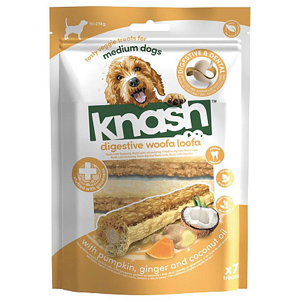 Knash Woofa Loofa Digestive Pumpkin & Ginger M 7 st