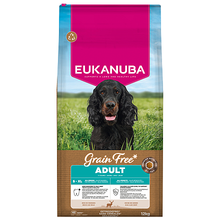 Eukanuba Hondenvoer Adult S-XL Grain Free Venison 12 kg