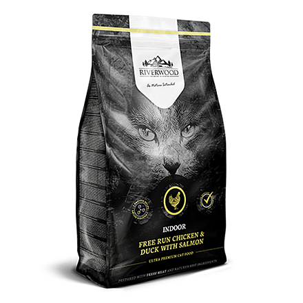 Riverwood kattenvoer Indoor Chicken & Duck 2 kg